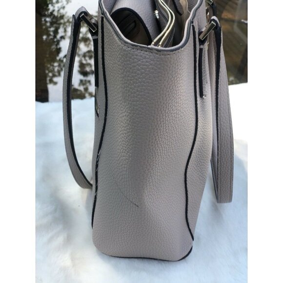 Guess Alessi Beige Rose Tote Women Shoulder Bag - Picture 2 of 5